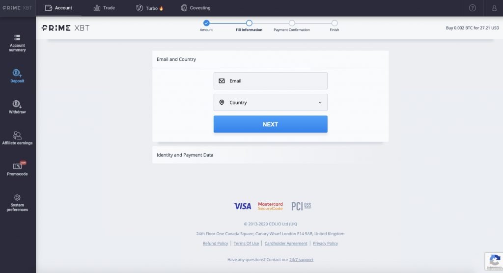 How To Fund Your Kelly Annah Trades Account By Credit or Debit Card - 2 step 1024x556